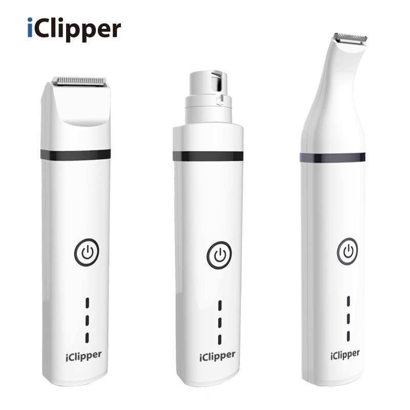 Iclipper-N6 USB 5 in 1 Cordless Dog Clippers for Small Pet Hair Grooming Trimmer low noise pet trimmer and nail grinder