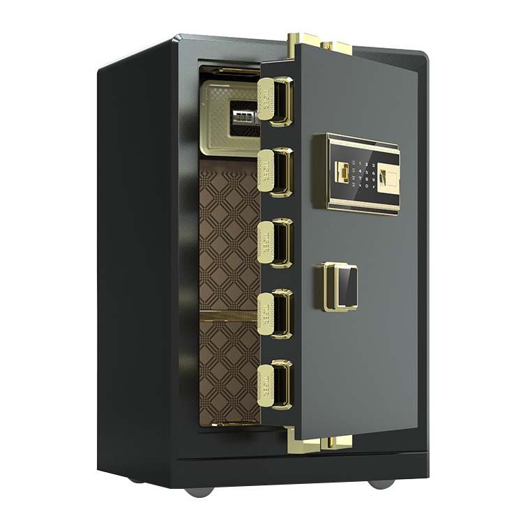 Digital Safe Password Electronic Home Safe Box Safe locker at home Spray lacquer Digital Black Yellow Security Safe Box