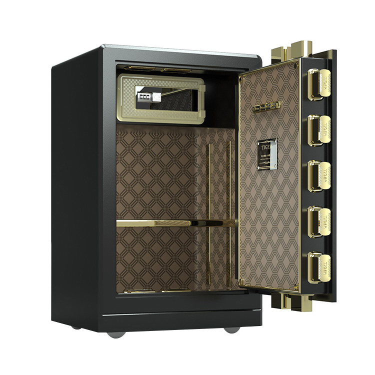 Digital Safe Password Electronic Home Safe Box Safe locker at home Spray lacquer Digital Black Yellow Security Safe Box