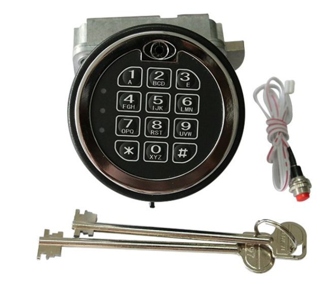 0.5kg Multi-function Gun Electronic Combination Safe Lock, Black Modern Office Gun Cabinet Lock