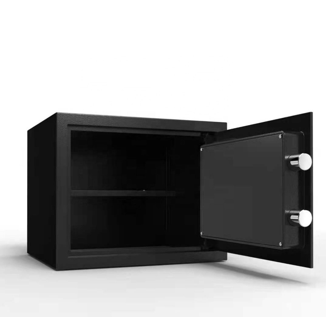 Hot Selling 30x38x30cm  Smart Furniture Waterproof Fireproof Steel Lock Vault Safe Box