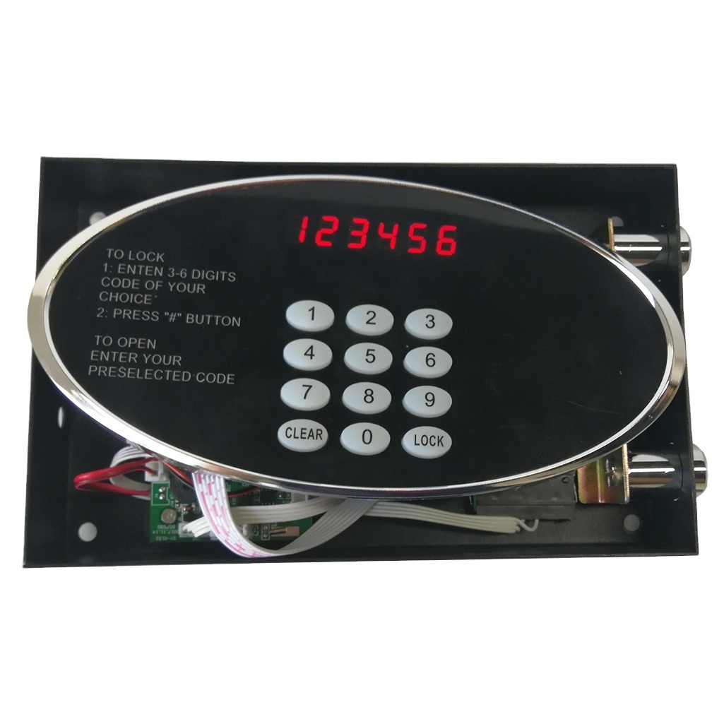 hotel motorized safe lock lcd screen electronic combination lock wholesale box combination lock lcd electronic cipher key