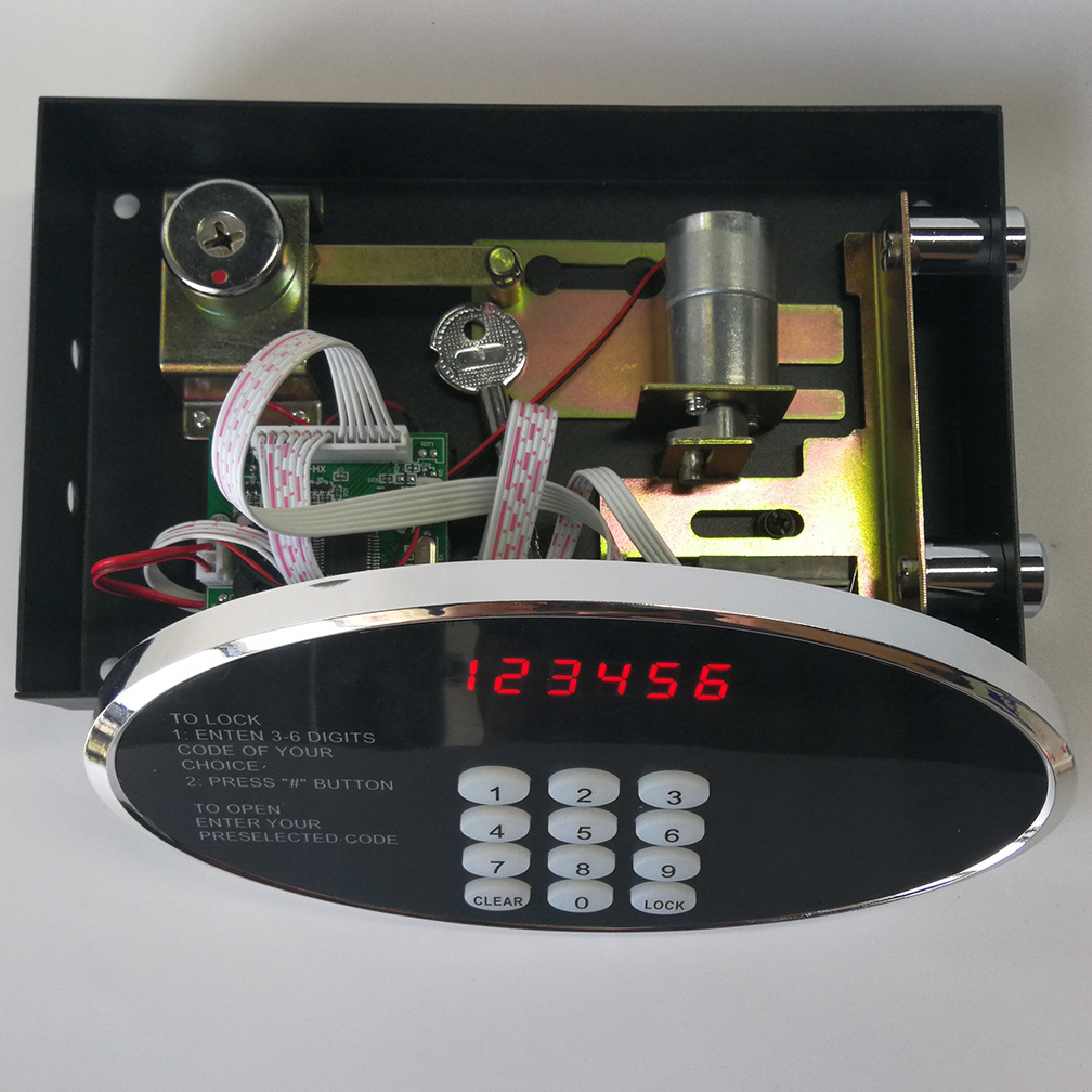 hotel motorized safe lock lcd screen electronic combination lock wholesale box combination lock lcd electronic cipher key