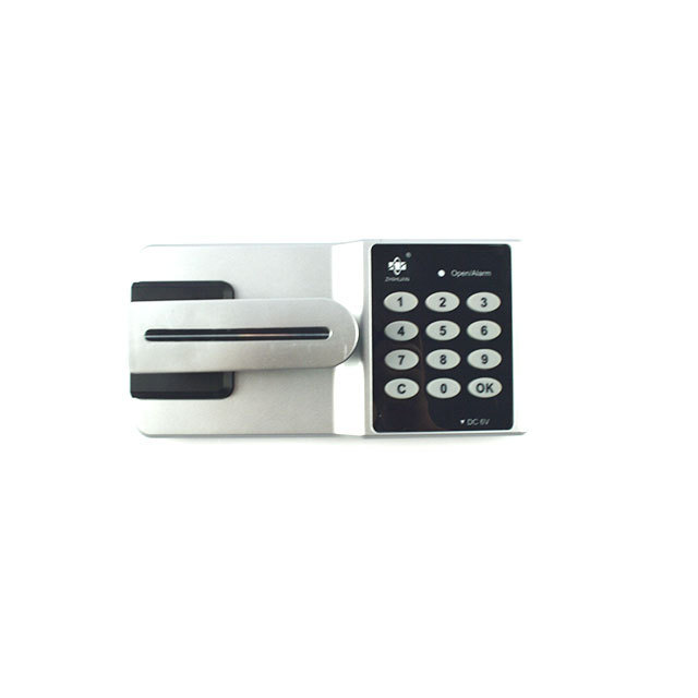 Digital lock with card swipe card through the plank  password and fingerprint to unlock electronic combination cipher locks