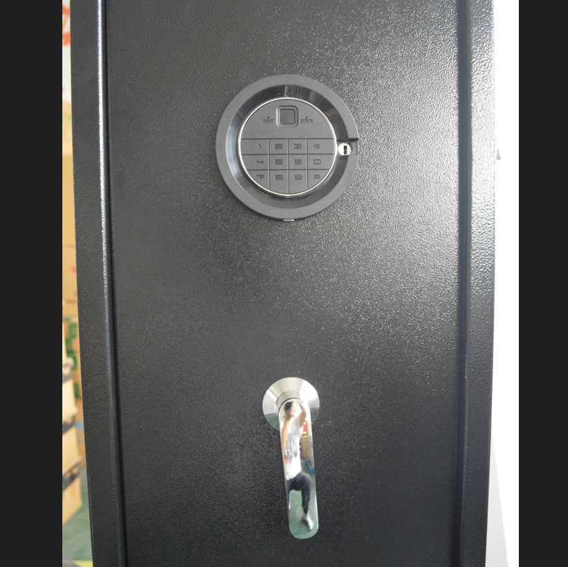 Metal Steel Case Cabinet Digital Biometric Fingerprint Gun Safe Box With Fingerprint Lock And Password Key for 5  guns