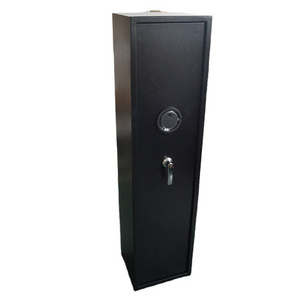 Metal Steel Case Cabinet Digital Biometric Fingerprint Gun Safe Box With Fingerprint Lock And Password Key for 5  guns