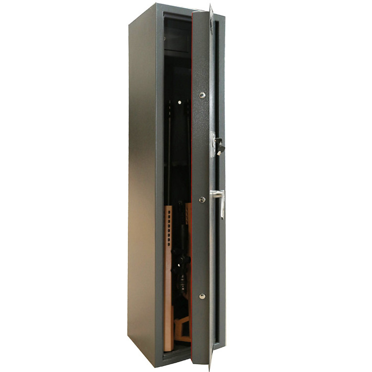 Gun cabinet  digital safe for firearm storage hidden safe box with key lock large gun storage handgun ammo outdoor