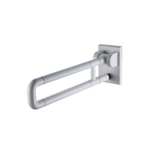 Cubilox Wall Mounted Swing Up ABS SS201 Safty Grab Bar with Spring Function