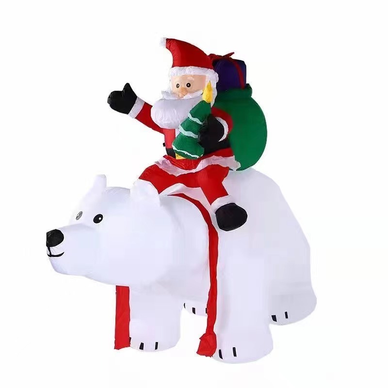 Inflatable Christmas Decorations 8ft Santa Claus for Holiday Outdoor and Indoor Yard-Led Light Giant and Tall Blow up Santa Clau