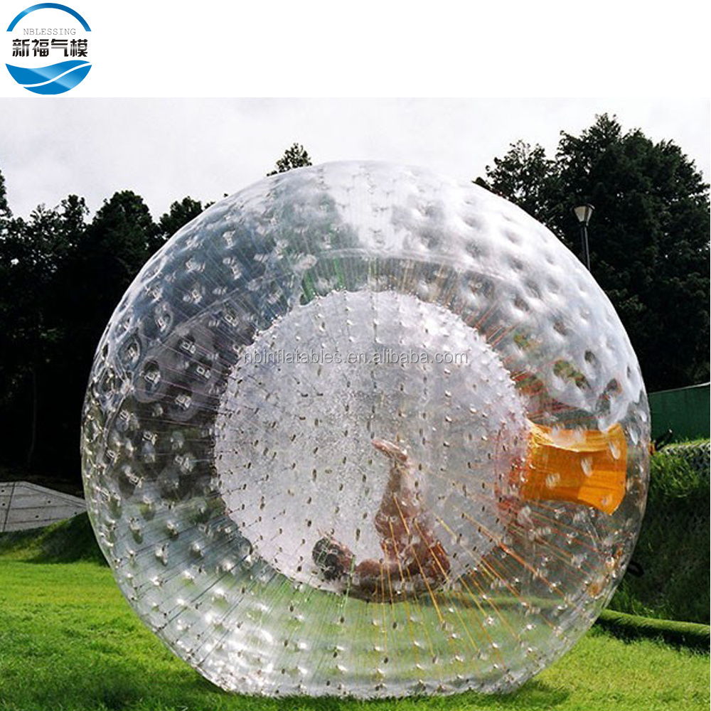 Funny water land person get inside customized PVC inflatable giant pool ball