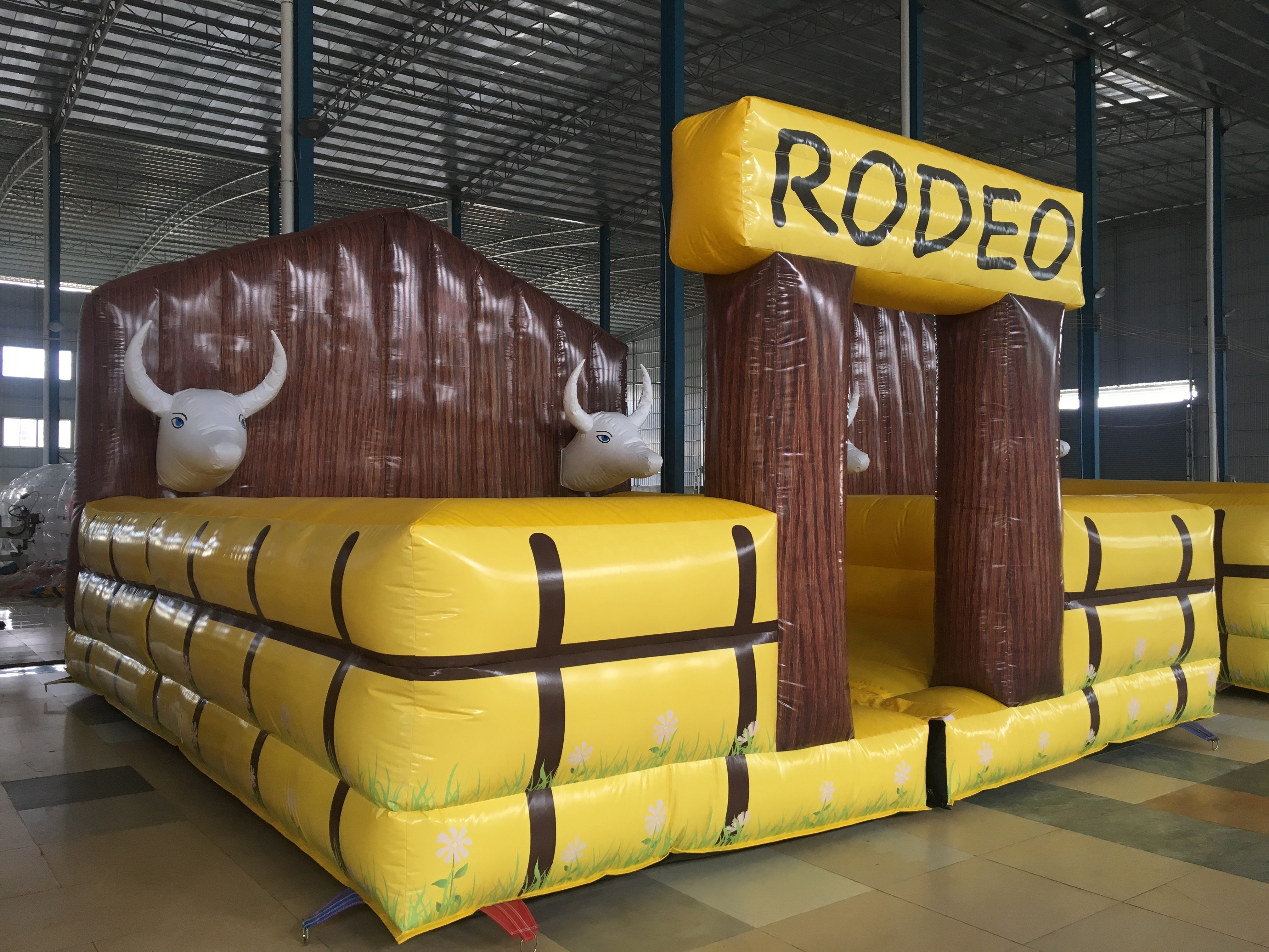 Inflatable Rodeo Bull Inflatable Rodeo Cheap Price Commercial Kids Adult Inflatable Mechanical Games Rodeo Ride Bull For Sale