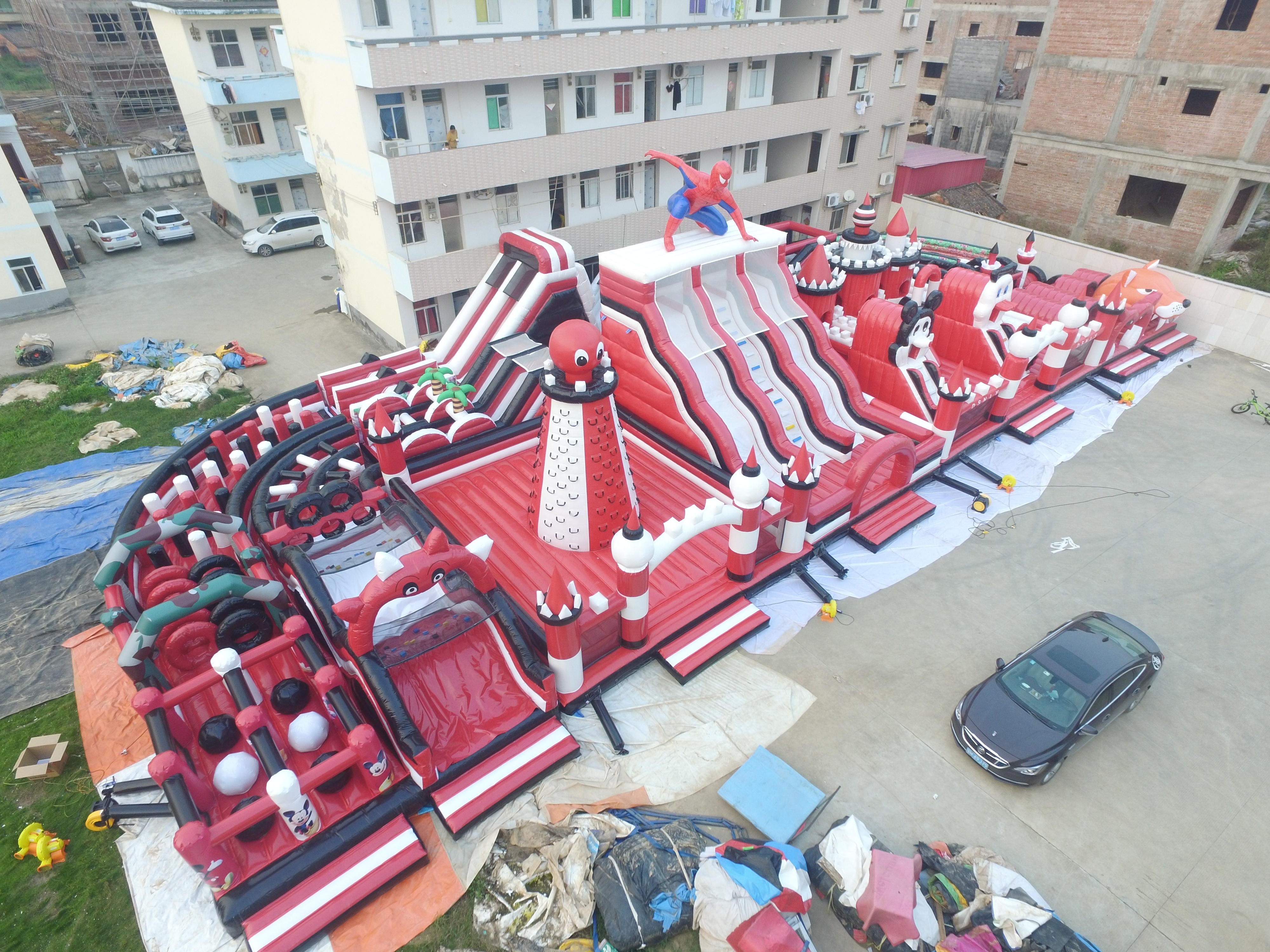 Giant Inflatable Outdoor Jumping Playground Inflatable Air Park Inflatable trampoline theme park