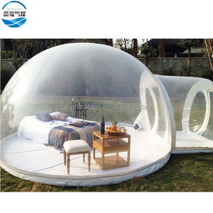 Outdoor bubble tent/ inflatable car cover,inflatable clear bubble lodge tent camping yurt tent for rent