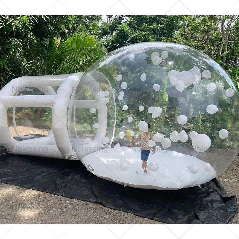 Outdoor Kids Party Advertising Inflatables Crystal Igloo Dome Bubble Tent Clear Dome Inflatable Bubble Ballon House