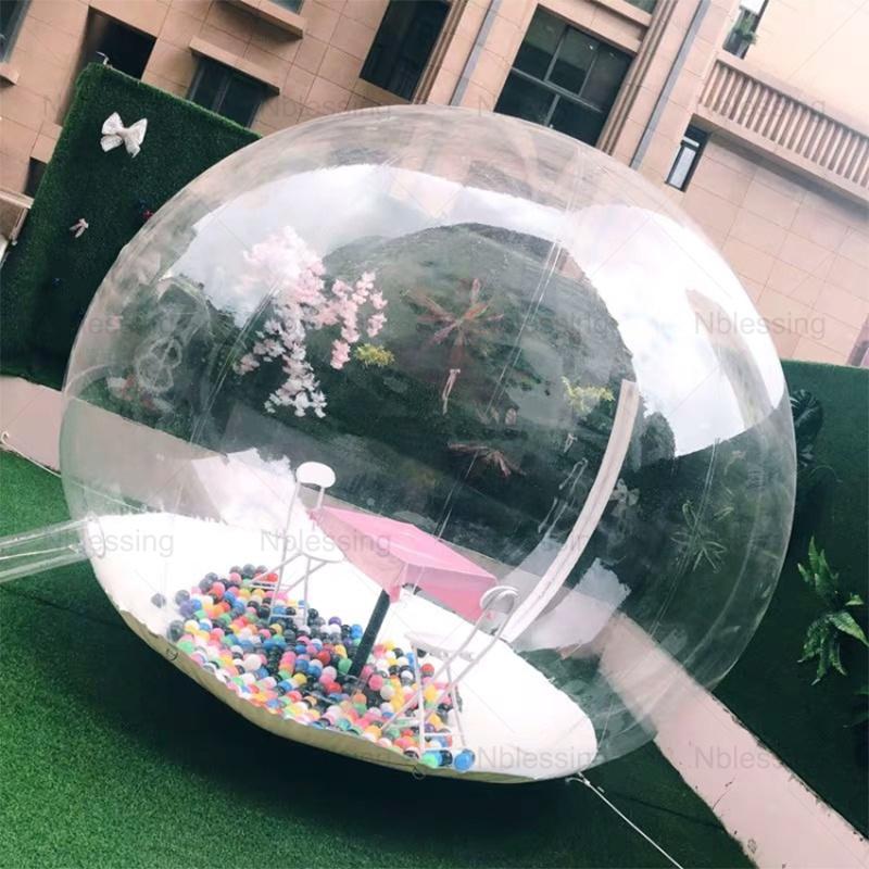 Kids Party Balloons Fun House Clear Inflatable Crystal Igloo Dome Bubble  Transparent Inflatable Balloon Bubbles House