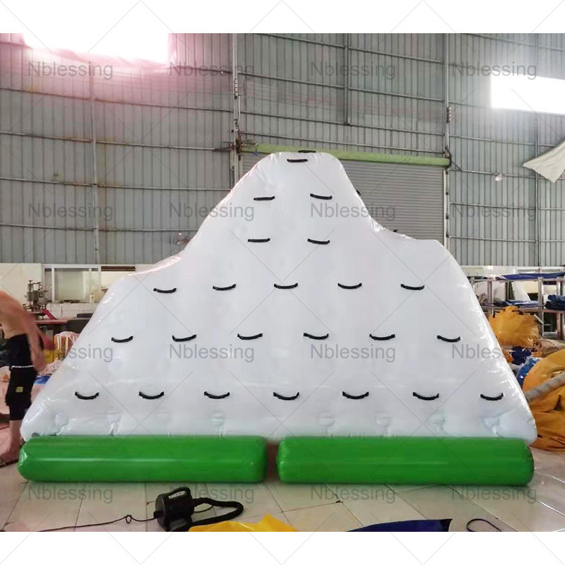 PVC  Water Park Games Inflatable Iceberg with Slide for Water Sports Games