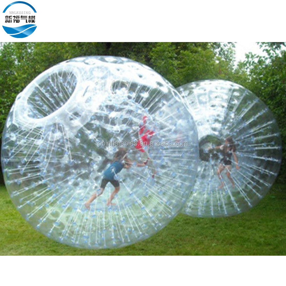 Funny water land person get inside customized PVC inflatable giant pool ball