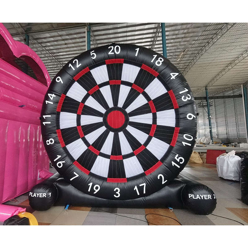 Giant inflatable soccer dart sport game,inflatable football target darts board game for sale