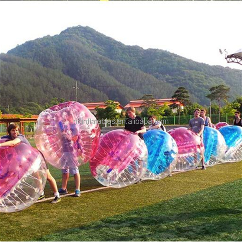 Factory Hot Selling Adult Tpu\/PVC Body Zorb Giant Bumper Ball Suit Human Inflatable Bubble Football Soccer Ball for sale