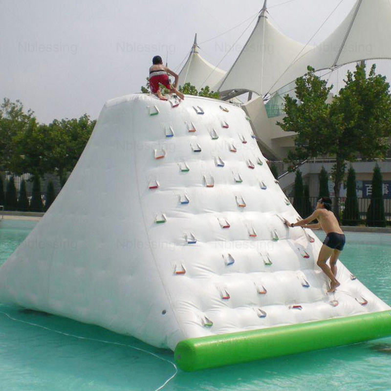 PVC  Water Park Games Inflatable Iceberg with Slide for Water Sports Games