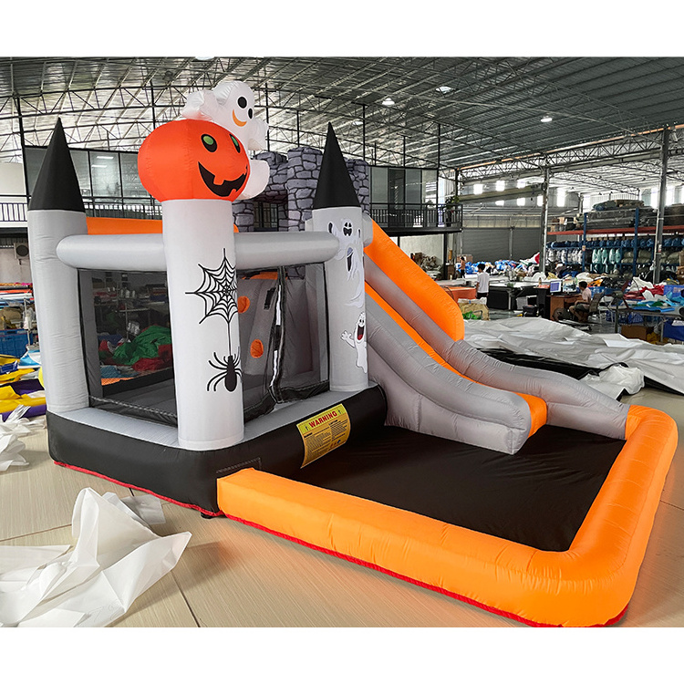 Halloween Bounce House Hot Design Inflatable Halloween Bounce Castle With Slide Inflatable Combos for Party