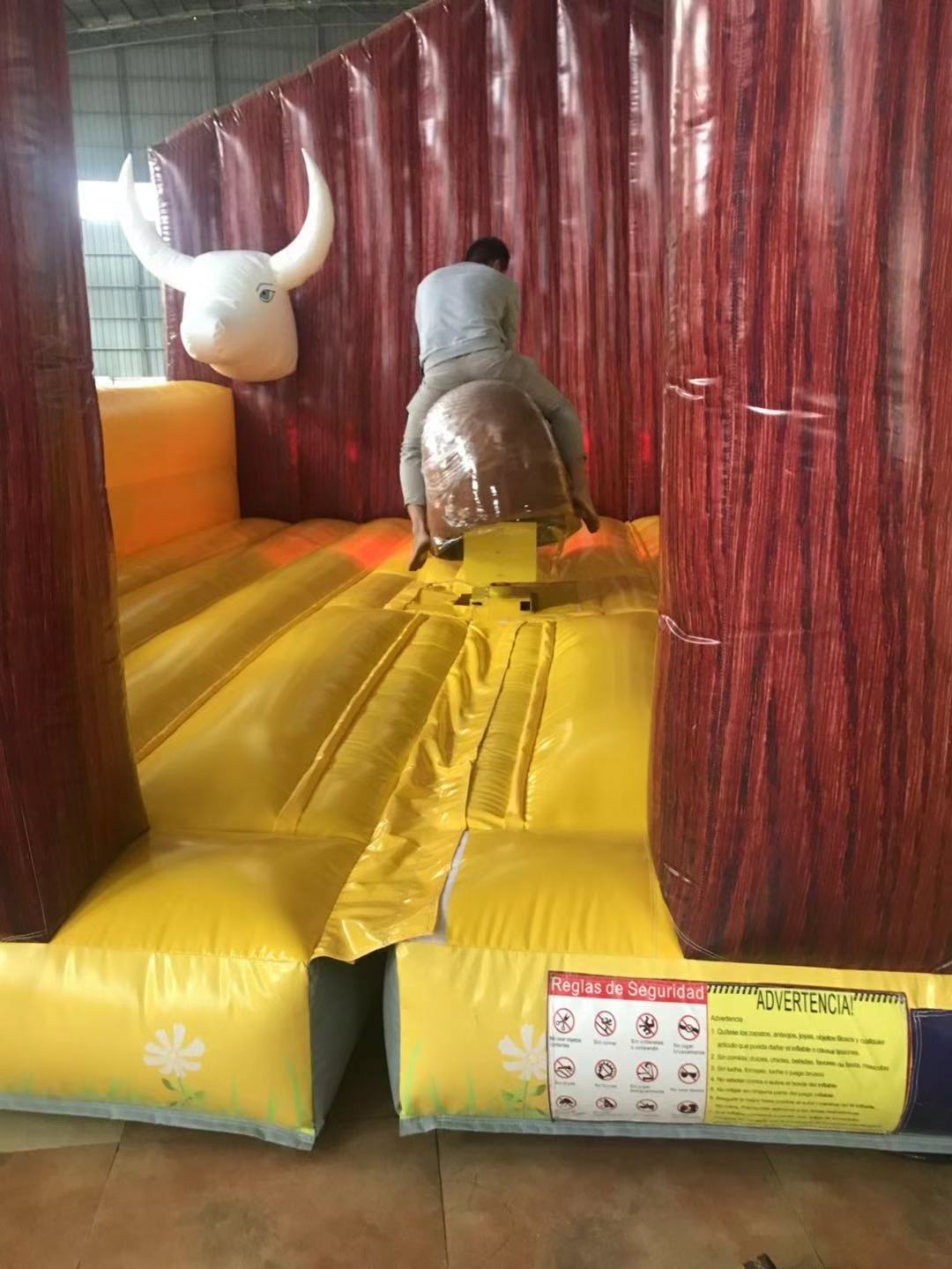 Inflatable Rodeo Bull Inflatable Rodeo Cheap Price Commercial Kids Adult Inflatable Mechanical Games Rodeo Ride Bull For Sale