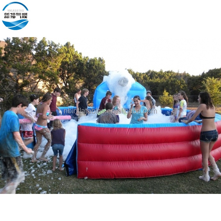 Commercial Inflatable Foam Pit for party, Outdoor Inflatable Soap Water Pool for rentals