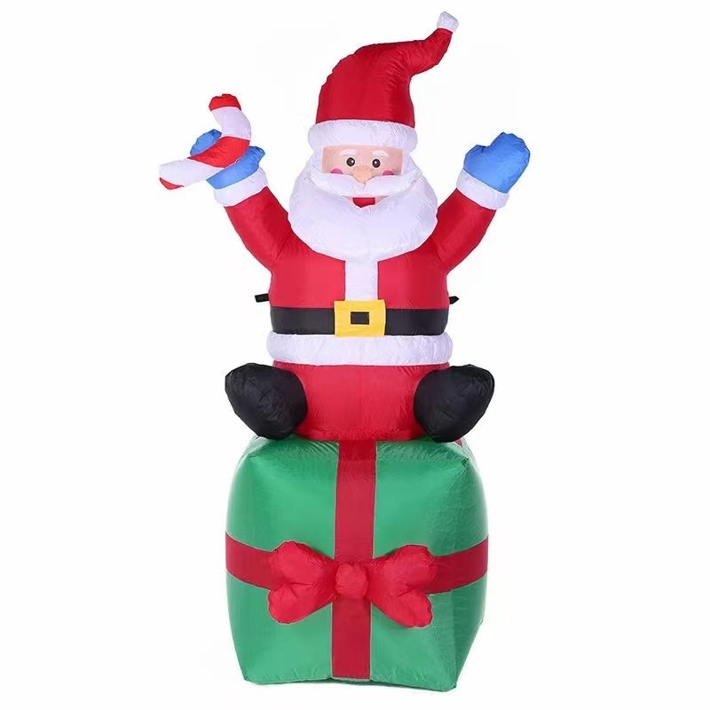 Inflatable Christmas Decorations 8ft Santa Claus for Holiday Outdoor and Indoor Yard-Led Light Giant and Tall Blow up Santa Clau