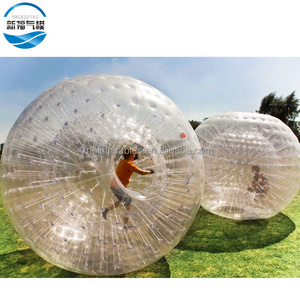 Giant inflatable clear body zorb human hamster ball,large tpu inflatable zorbing ball for adult