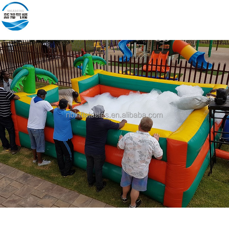 Commercial Inflatable Foam Pit for party, Outdoor Inflatable Soap Water Pool for rentals