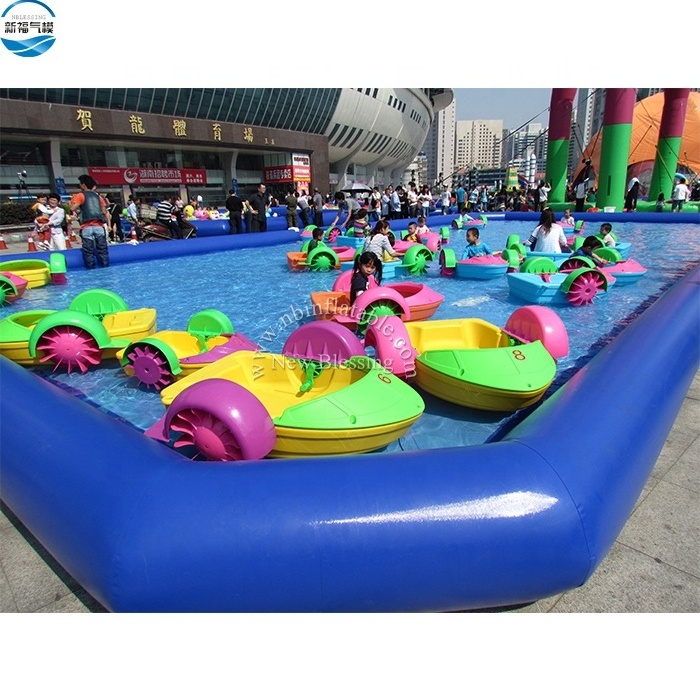 120kgs one person load weight outdoor kid hand paddle boat/ pedal boat for swimming pool