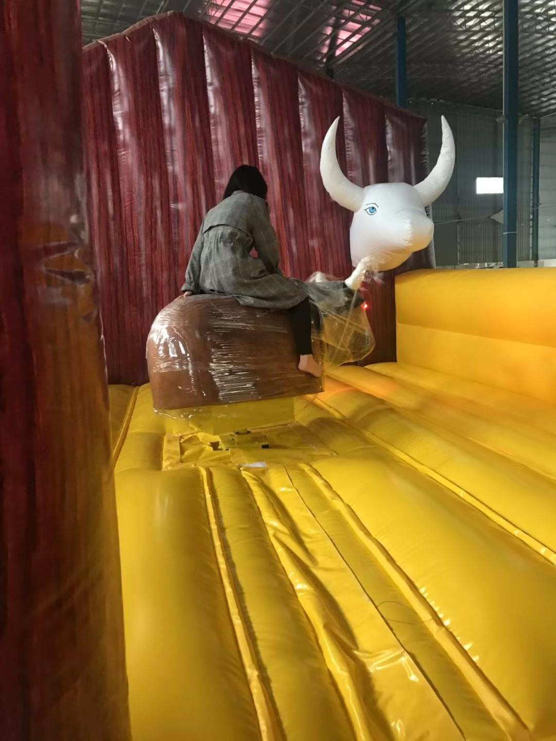 Inflatable Rodeo Bull Inflatable Rodeo Cheap Price Commercial Kids Adult Inflatable Mechanical Games Rodeo Ride Bull For Sale