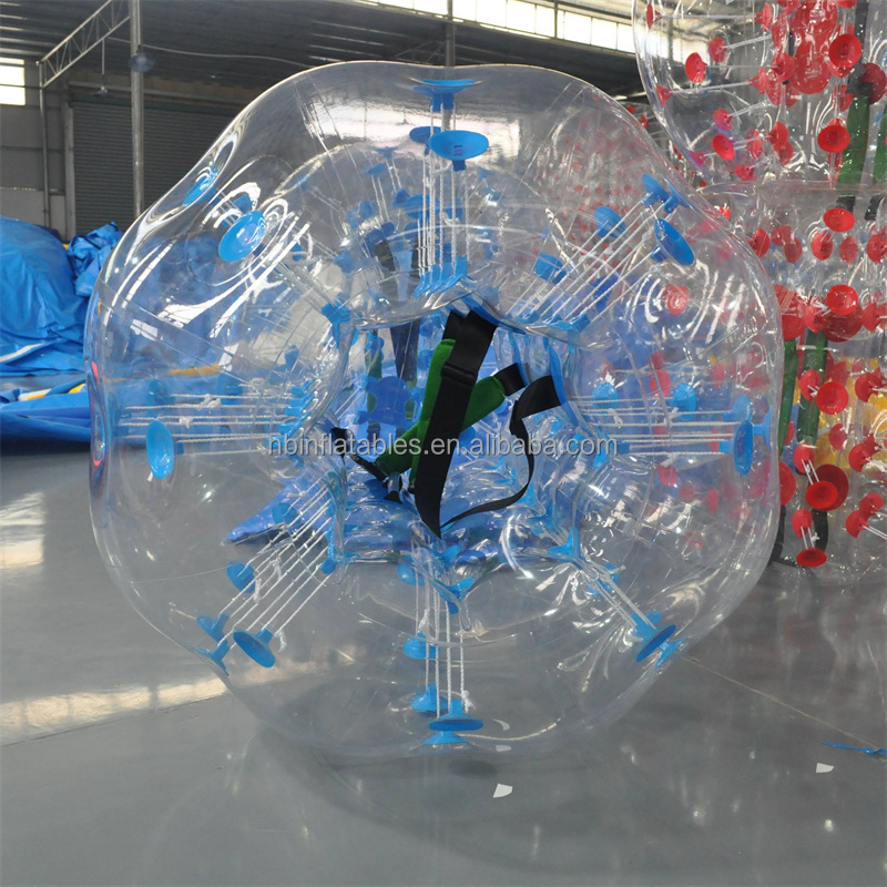 Factory Hot Selling Adult Tpu\/PVC Body Zorb Giant Bumper Ball Suit Human Inflatable Bubble Football Soccer Ball for sale