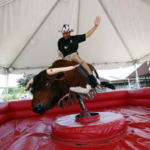 Crazy Bull Ride Machine Bull Riding Machine For Sale Customized  Inflatable Mechanical Bull