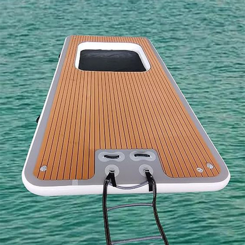 Custom PVC Inflatable Pontoon Fancy Floating Platform for Sun Bathing for Boat SUP Yacht Dock