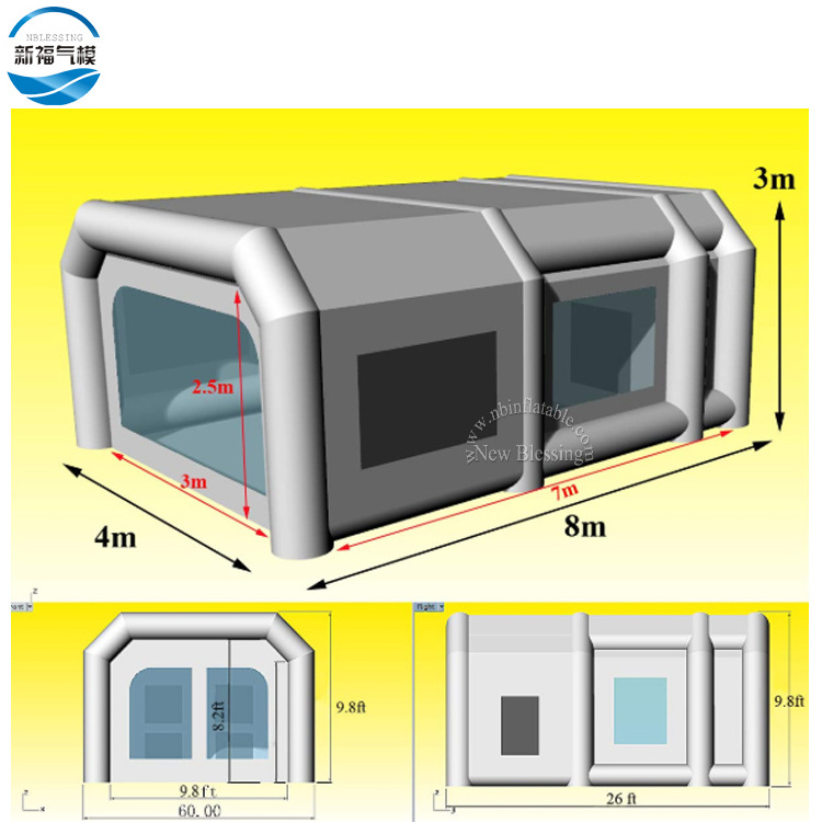 Inflatable Spray Booth Tent Car Paint Painting tent,inflatable car tent