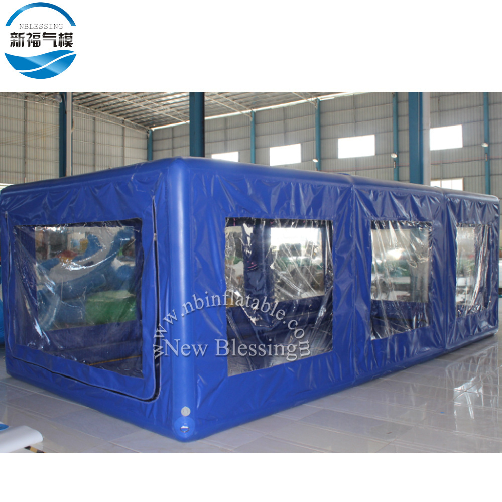 Waterproof inflatable show car garage, inflatable display car cover, Inflatable clear car garage capsule tent