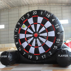 Giant Inflatable Football Soccer Dart Board, Inflatable Golf Targets, Inflatable Foot Dart Game with 6 balls