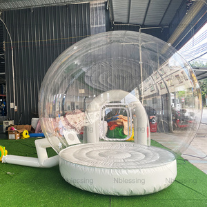 Party rental bubble balloon house with tunnel inflatable bubble balloons bounce  balloon bubble dome house