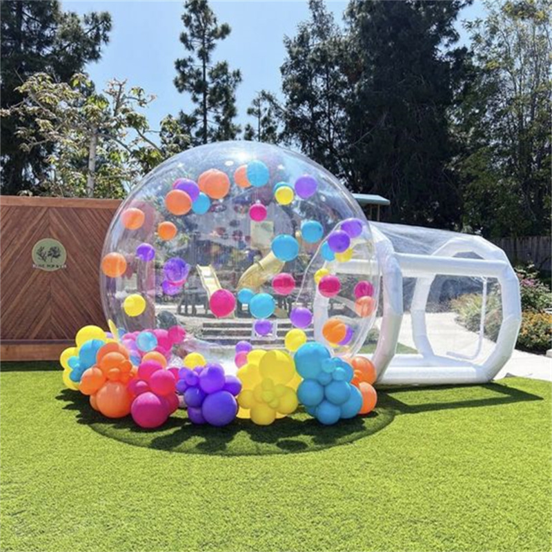 Transparent PVC Model Advertising Inflatable Bouncy Bubble Clear Dome Bounce House Events Jumping Tent Balloon House for Kids