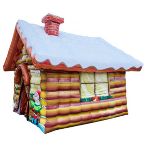 Outdoor Christmas Party Tent,Customize Inflatable Santa Claus Grotto