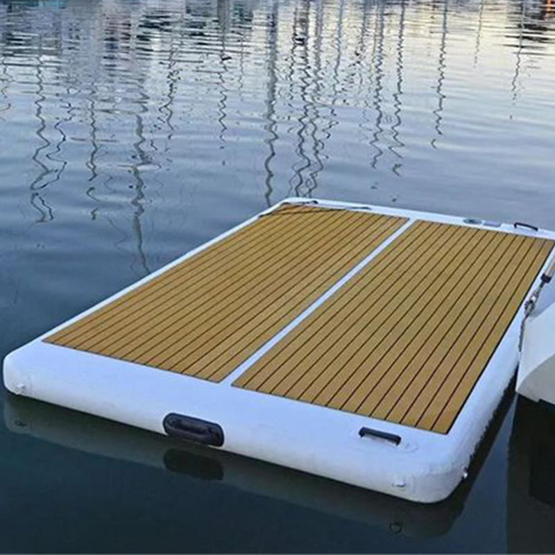 Custom PVC Inflatable Pontoon Fancy Floating Platform for Sun Bathing for Boat SUP Yacht Dock