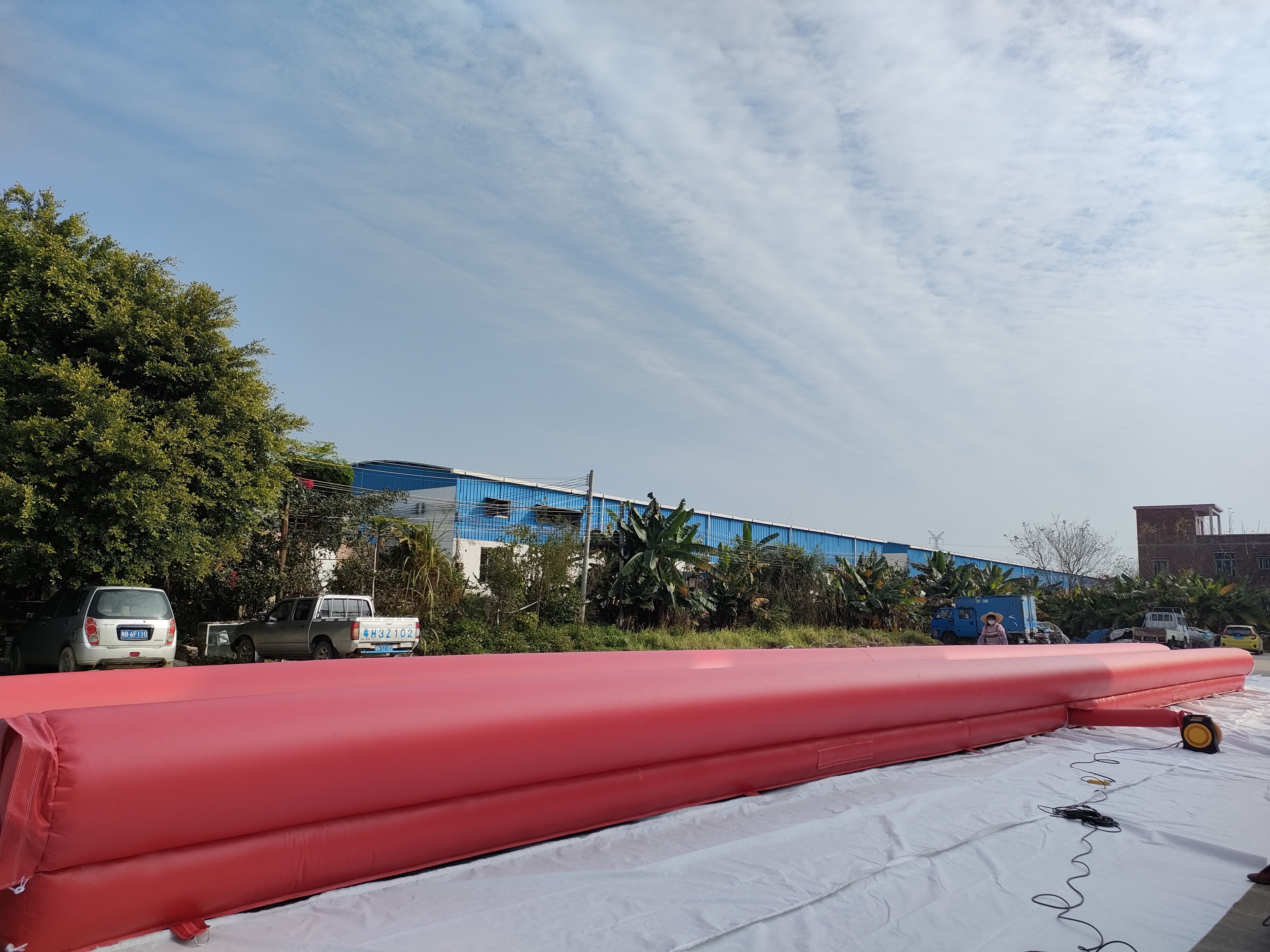 The World's Longest waterslide Inflatable Water slide for sale 1000 ft slip n slide inflatable slide the city factory price