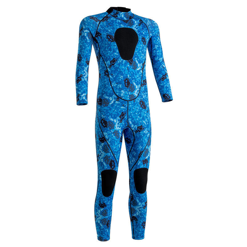 Custom Logo 3mm Neoprene Winter Thermal Full Body Wetsuit 4XL Plus Size for Surfing Spearfishing Camo Non-Brand Diving Suit