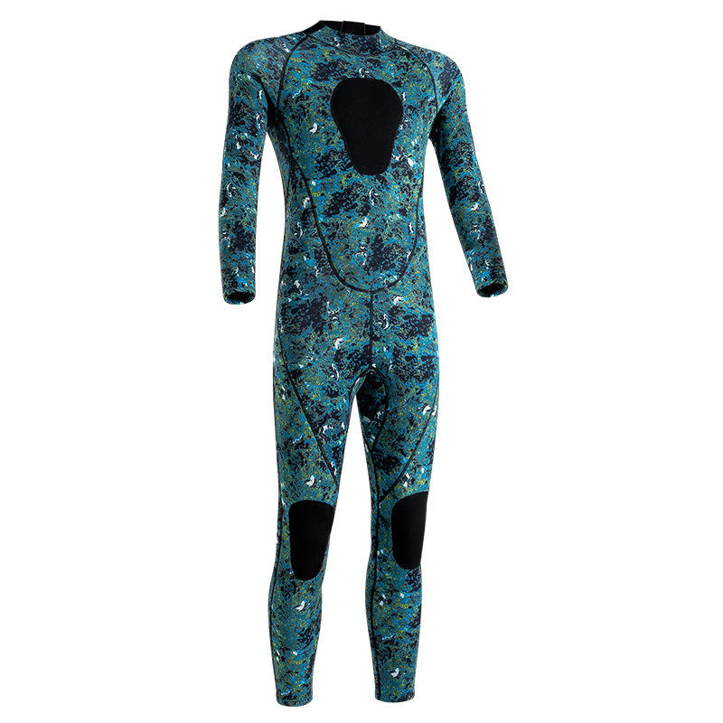 Custom Logo 3mm Neoprene Winter Thermal Full Body Wetsuit 4XL Plus Size for Surfing Spearfishing Camo Non-Brand Diving Suit