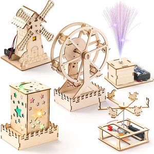 Unisex Wood Building Kits STEM Kit for Kids Ages 5-12 Encourages Creative Thinking and Problem Solving Skills