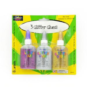 Kids Art Craft non-toxic Making Decoration 3 colors glitter glue