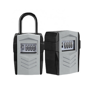 New Wall Mounted Large 4-digit Password Combination Key Box Lock Box