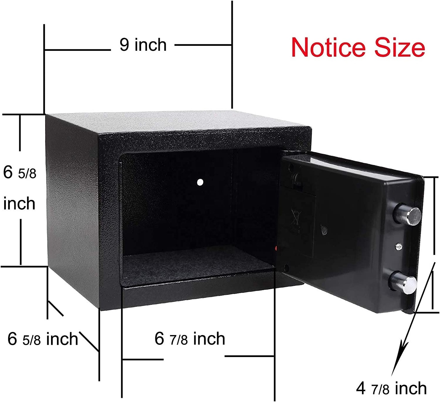 Steel Alloy Drop Safe Money Lock Boxes Electronic Safe Box with Keypad for Home Office Hotel