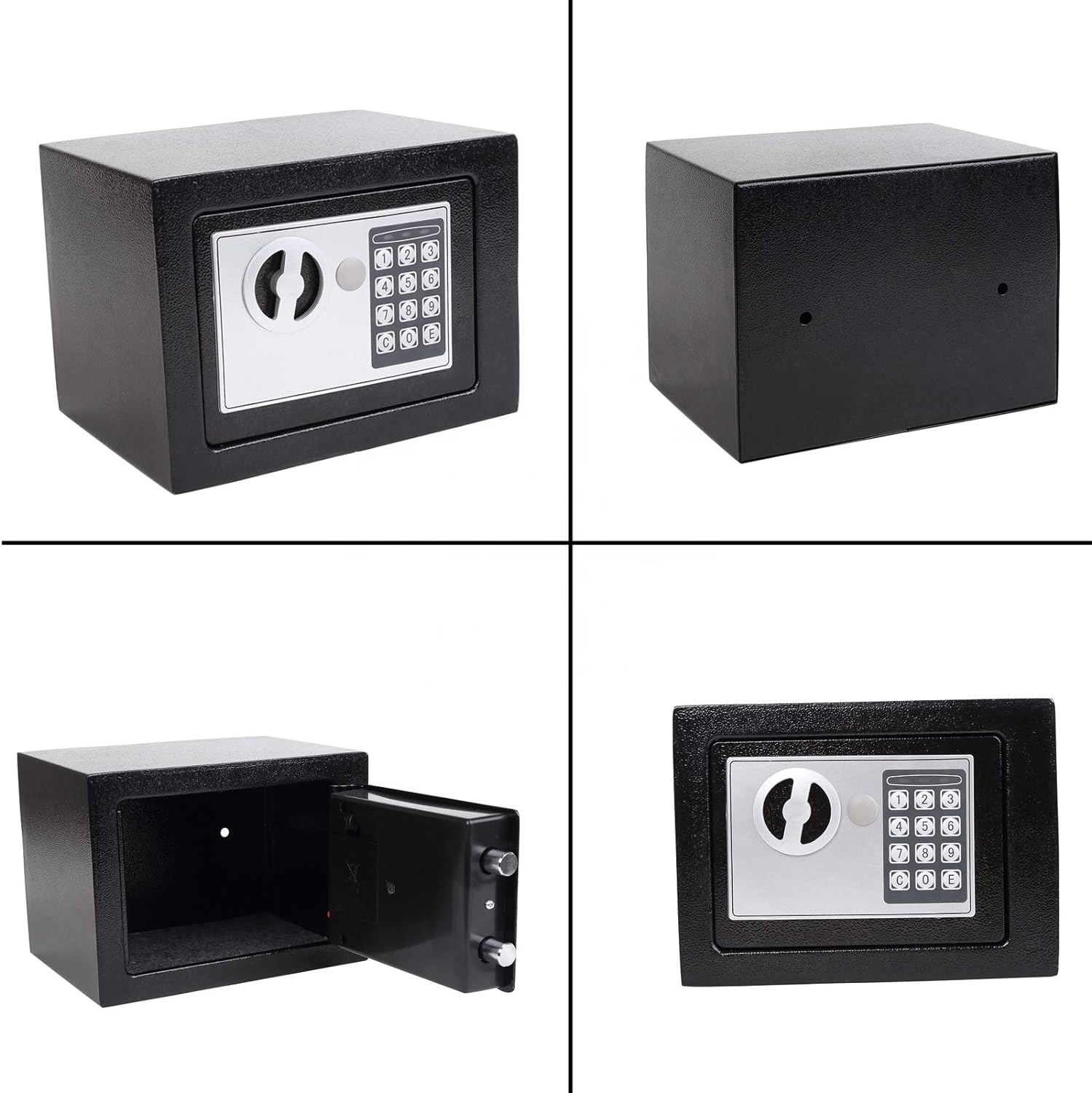 Steel Alloy Drop Safe Money Lock Boxes Electronic Safe Box with Keypad for Home Office Hotel